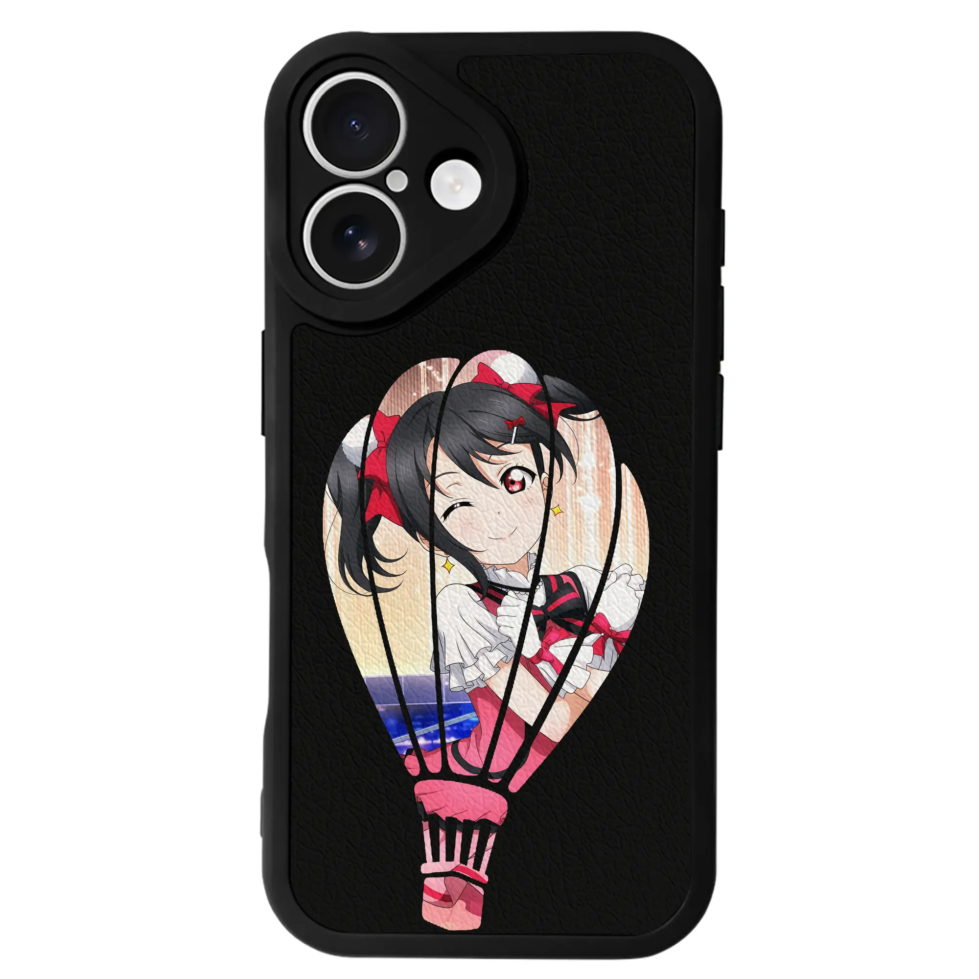 Love Live! グッズ,矢澤にこ - IPhone 16シリーズ対応 ・ シリコンスマホケース ・ レザー調 ・ 高精度フィット ・ 耐衝撃 ・ ワイヤレス充電対応 ・ 精密カット